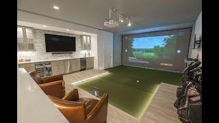 AMAZING Custom Colorado Basement Tour  (Hidden Movie Theater, Home Golf Simulator and Steam Room)