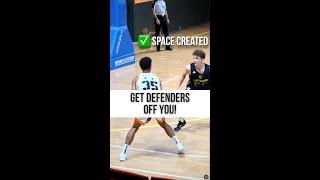 Get defenders off you 