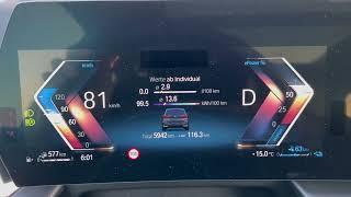 BMW 230e xDrive Active Tourer Acceleration 0-140 km/h