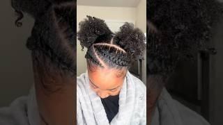 Easy Hairstyles For 4C Hair #tiktokvideos #hairstyles  #4chair #naturalhairstyles #hairtutorial