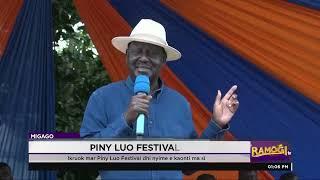 Ruto, Museveni ochomo Siaya ne Luo Festival