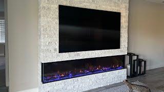 Dimplex Ignite XL Bold 100 Inch  Electric Fireplace DIY Build.