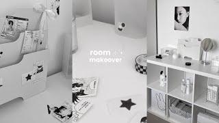 ROOM MAKEOVER vlog  : desk setup, study space + tour, acubi inspired, busy days, ikea & miniso haul