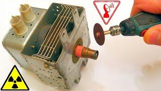 What's inside a microwave oven magnetron