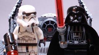 LEGO Star Wars STOP MOTION w/ Darth Vader Spaceship Fail | Star Wars Lego Set | By LEGO Worlds