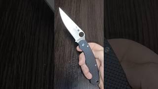 Spyderco Military 2 CF S90V. First sprintrun 2024. Spyderco Collector's Club.