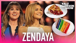 Zendaya & Kelly Clarkson Debate Pie vs. Cake