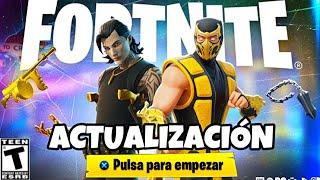 ESPERANDO NUEVA *ACTUALIZACIÓN* v34.10 de FORTNITE  LLEGA MIDAS Y SCORPION con ARMAS MÍTICAS!!