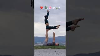 WHICH ONE?  #shorts #acrobatics #acrobats #tricks #viralvideos #fun #couples
