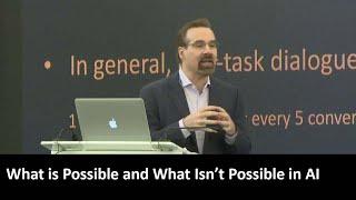 What is Possible and What Isn't Possible in AI | CogX 2019