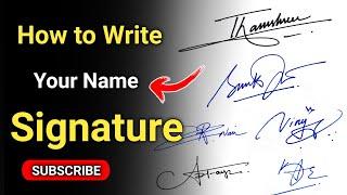  How to Write Signature of my name |  Signature Style of My Name | Sign your name