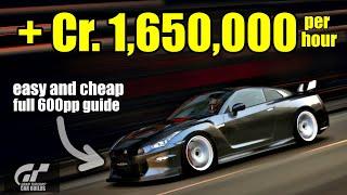 Best car for Tokyo Money Grind | Nissan GT-R 2024 Build | Gran Turismo 7 Easy Money Method | v1.52