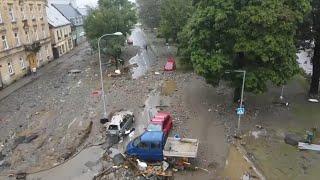 Death toll rises as torrential rain and flooding force evacuations in Central Europe