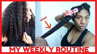 BEST ROUTINE to GROW SHORT NATURAL HAIR FAST ⇒ How to Grow Natural Hair to Waist Length | VLOG 4