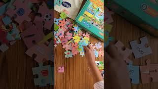 2 in 1 fun with Jigsaw Puzzles| 10 unique puzzles to solve and matching game of picture and spelling