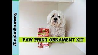 Paw Print Ornament How To With Memory Kit