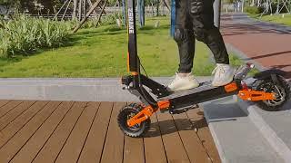 Off Road Electric Scooter Review EFGTEK ES07 2800W 33 Mph Fast Speed All Terrain Driving Suspension