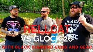 Springfield Hellcat VS G26 With Black Diamond Guns and Gear