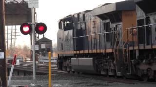 CSX ES40DC and SD70ACe Little Ferry Yard Q118