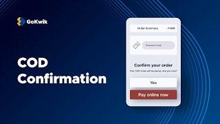 New Feature | COD Confirmation | GoKwik