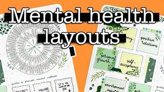 26 Mental Health Bullet Journal Spreads 