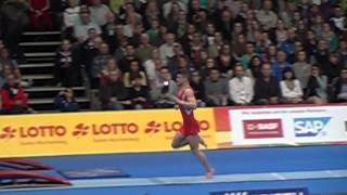 German National Championships Apparatus Finals Lukas Dauser Vault 2