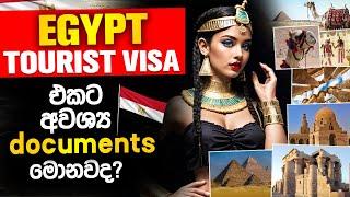 Egypt tourist visa sinhala | how to apply egypt visa | Egypt visa for sri lankan | Egypt visa check