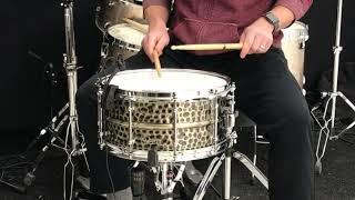 TreeHouse Custom Drums 6½x14 Hammered Brass Snare