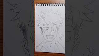 How to draw Yuji #drawing #art #jjk  #animeart #tutorial #sketch #yujiitadori