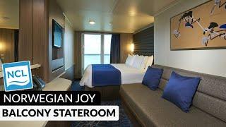 Norwegian Joy | Balcony Stateroom Full Walkthrough Tour & Review 4K | Category BA