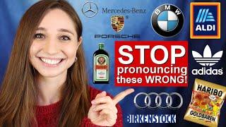 15 German brands YOU pronounce WRONG! | Feli from Germany