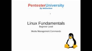 Linux Fundamentals - Media Management Commands