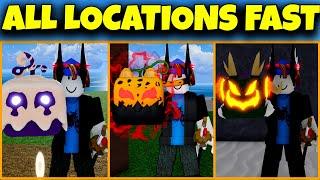 All Fruit Spawn locations on 1st sea - Updated 2024 - Blox Fruits