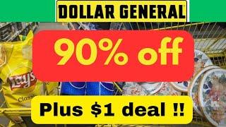 Dollar General 90% off and $1.00 each item deal / nice finds