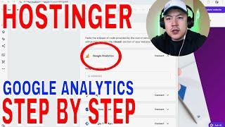   How To Link Connect Google Analytics To Hostinger Website Builder 