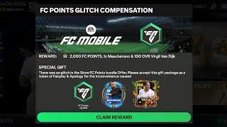 UPCOMING COMPENSATION GIFT PACKAGE CONFIRMED BY EA  FREE 2k FC POINTS & 100 OVR VAN DIJK FOR  