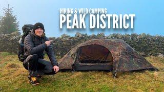 Hiking & wild camping in the Peak District