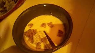 When you drop your cereal (Loud Sound Warning)