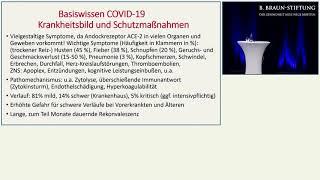 B. Braun-Stiftung FoBi 2020 Dr. Markus Schimmelpfennig Herausforderungen der Hygiene in COVID-Zeiten