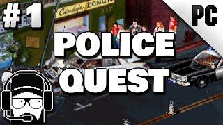 Police Quest Part 1 VGA Playthrough - Driving Is Dangerous In This Game