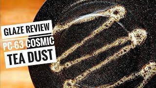 Glaze review AMACO pc-63 Cosmic Tea Dust.