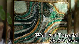 Full Tutorial of RESIN ARTWORK | How To Make Wall Art Step By Step