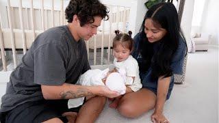 Toddler's Reaction to meeting Baby Sister! *Made Mom Cry*