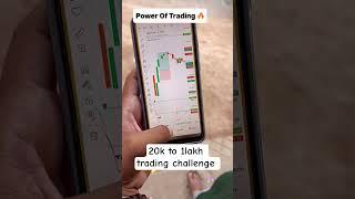 20k To 1Lakh Trading Challenge Option Trading Challenge | Trading Motivation | #stockmarket #nifty
