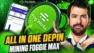 Discover New DePIN Miner - Foggie Max" • "All-in-One DePIN Mining with Foggie Max