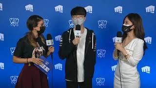 Faker speaks English in Worlds 2021 interview