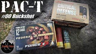 Testing Federal Force X2 and Hornady Critical Defense #00 Buckshot