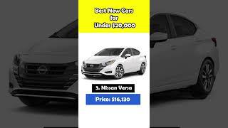 Best New Cars for Under $20,000 #automobile #2024