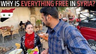 SYRIA: Everything FREE for Tourists? I Tried Spending 10$ in Damascus! 