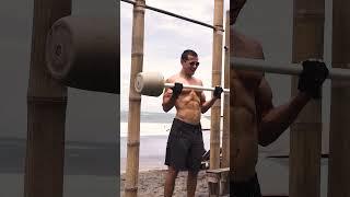 Streetworkout. Bali. Ocean. My train  #streetworkout #calisthenics #fitnessmotivation